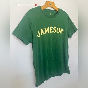 JAMESON IRISH WHISKEY 'TASTE RESPONSIBLY' TEE IN IRISH GREEN